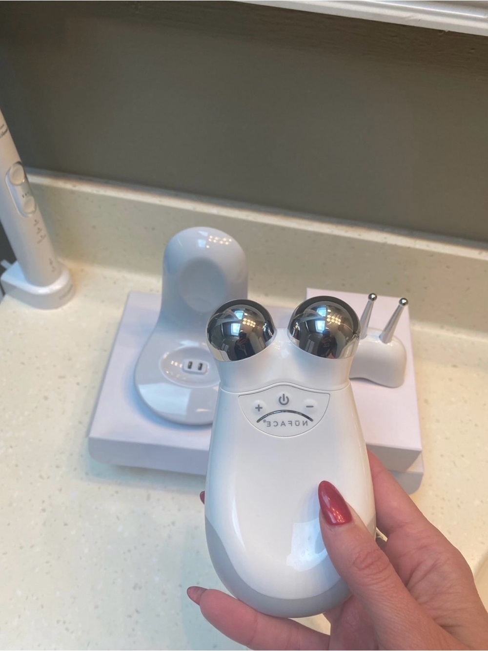 NuFace Trinity Precision Facial Toning Kit with ELE Attachment